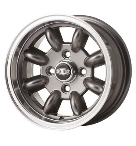 CERCHIO IN LEGA SUPERLIGHT 6x12" *ANTRACITE*