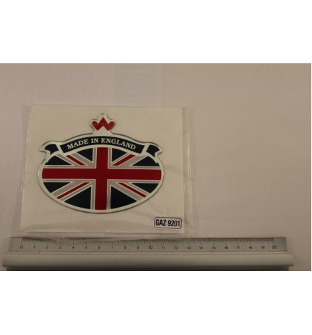STICKER MADE IN ENGLAND RESINATO 