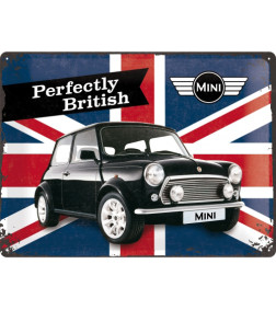 TARGA SMALTATA "MINI UNION JACK" 30x40
