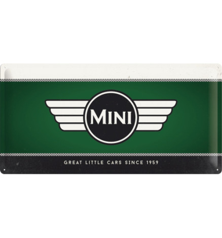 TARGA SMALTATA "MINI ICON" 25x50