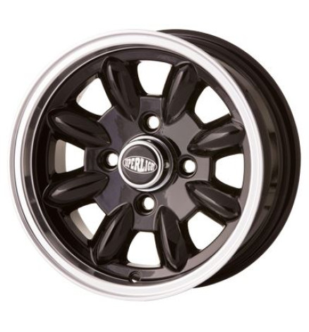 CERCHIO IN LEGA SUPERLIGHT 5,5x12" *NERO*