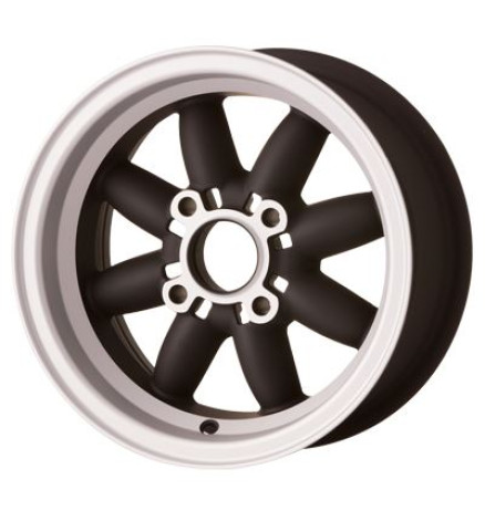 CERCHIO IN LEGA ROSE PETAL 6x12" *NERO OPACO*