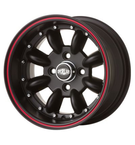 CERCHIO IN LEGA ULTRALITE 7x13" *NERO OPACO*