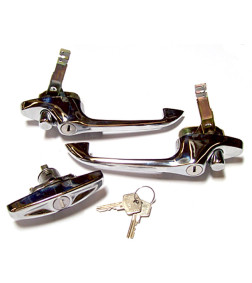 KIT MANIGLIE PORTIERE CROMATE (IMPARIGLIO)