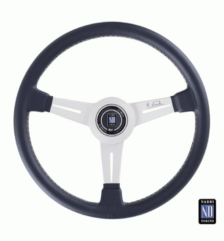 VOLANTE NARDI CLASSIC PELLE/RAZZE ANODIZZATE 330mm 