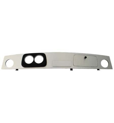 CRUSCOTTO 2 STRUMENTI ALLUMINIO