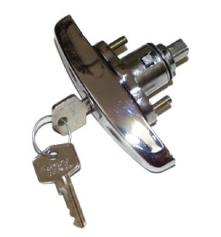 MANIGLIA BAULE CROMATA C/CHIAVI 1970-2000