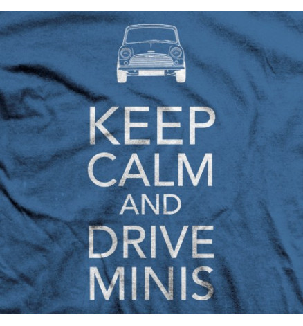 T-SHIRT KEEP CALM INDIGO BLUE - UOMO