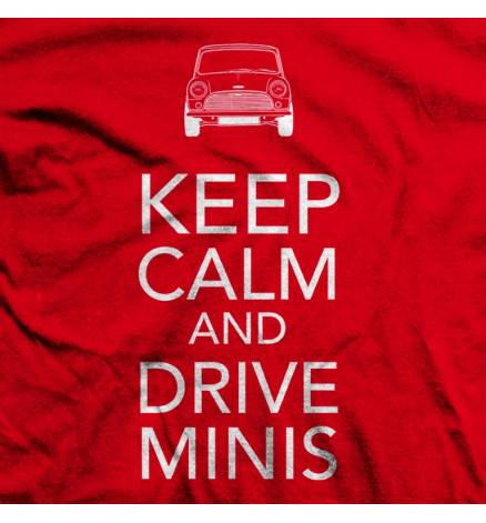 T-SHIRT KEEP CALM RED - UOMO
