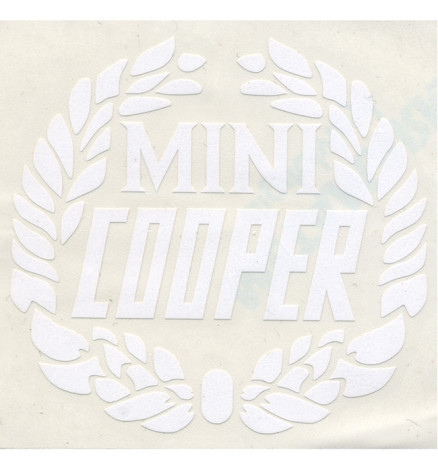 DECAL MINI COOPER ALLORO BIANCA