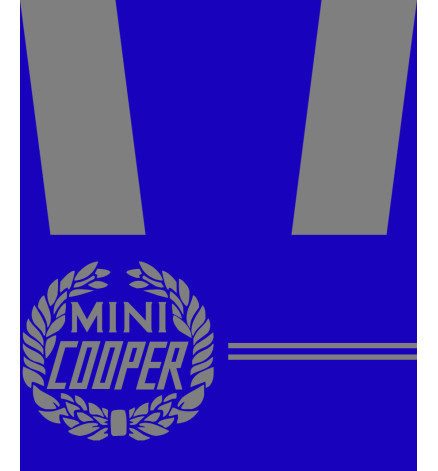 KIT DECAL ROVER MINI COOPER ARGENTO
