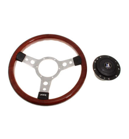 VOLANTE MOUNTNEY LEGNO 13" C/MOZZO