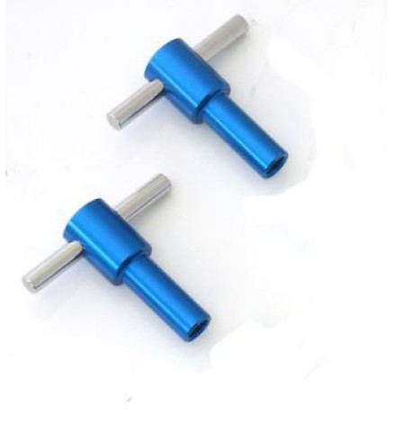 T-BARS ANODIZZATE BLU COPERCHIO PUNTERIE