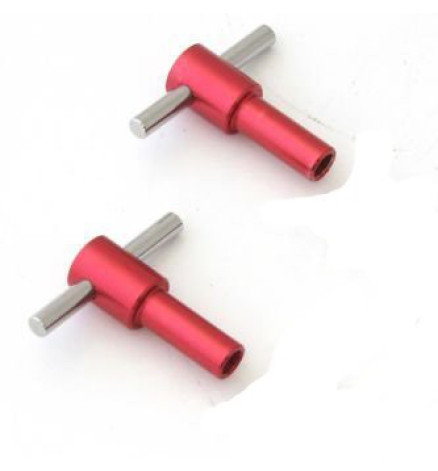 T-BARS ANODIZZATE ROSSE COPERCHIO PUNTERIE