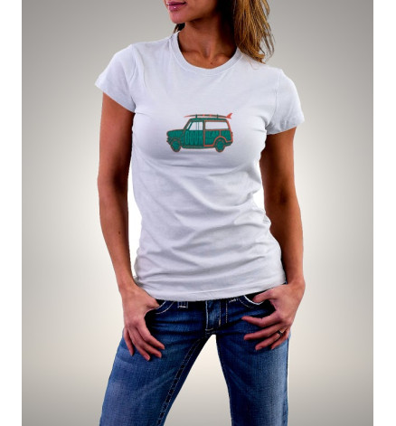T-SHIRT SURF-T BIANCA - DONNA