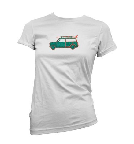 T-SHIRT SURF-T BIANCA - DONNA