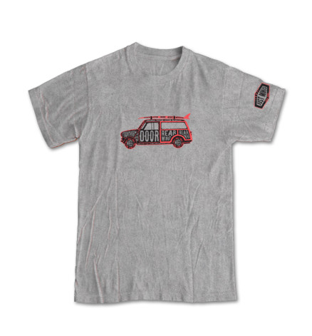 T-SHIRT SURF-T GRIGIO MELANGE - UOMO