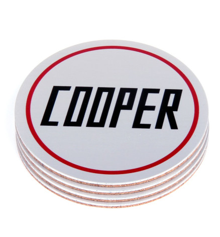SET 4 SOTTOBICCHIERE COOPER